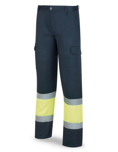 PANTALON A.VISIBILIDAD AMARILLO AZUL 40