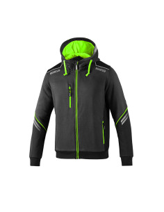 SUDADERA COLORADO CREMALLERA GRIS/VDE M 2