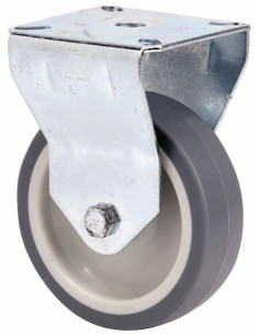 RUEDA FIJA TWIN LEX POLIAMIX-GOMA 60 MM 2