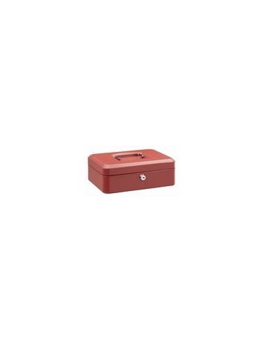 CAJA CAUDALES ROJO 20X16X9CM