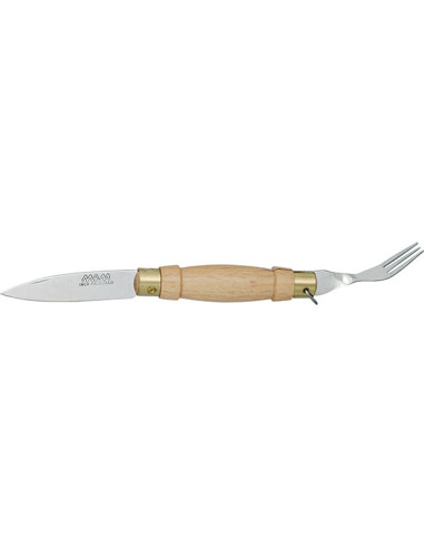 NAVAJA CON TENEDOR INOX HOJA 6 CM