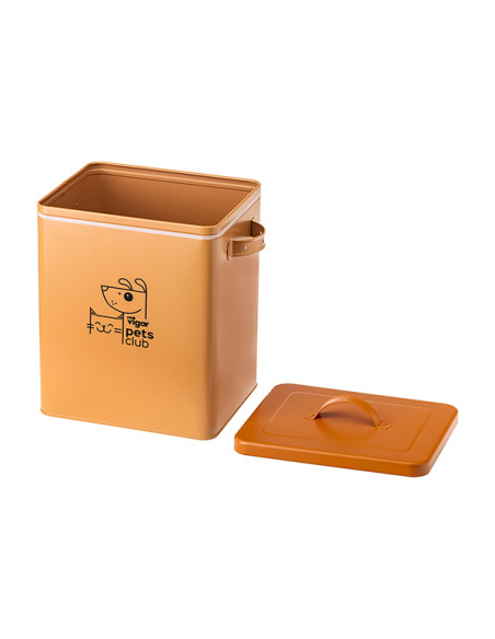 CONTENEDOR METAL COMIDA MASCOTAS 12 L