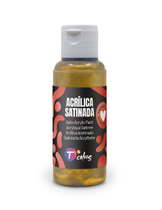PINTURA MANUALIDADES ACRILICA ORO SAT 80 ML 2