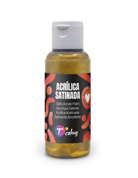 PINTURA MANUALIDADES ACRILICA ORO SAT 80 ML