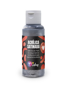 PINTURA MANUALIDADES ACRILICA PLATA SAT 80 ML 2