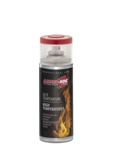 PINTURA SPRAY ANTICALORICA NEGRO MATE 400 ML