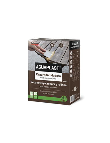 PLASTE POLVO P/MADERA GRAN ESPESOR 1 KG