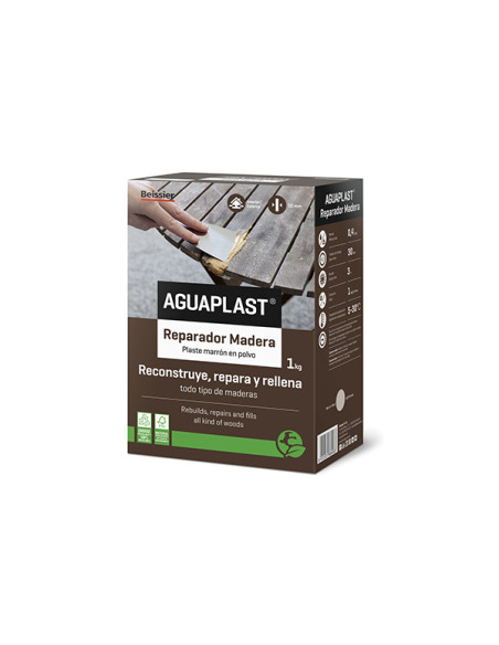 PLASTE POLVO P/MADERA GRAN ESPESOR 1 KG