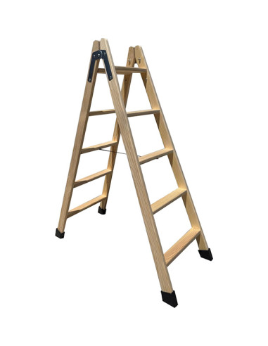 ESCALERA MADERA P PLANO 5PELD 1,41 M