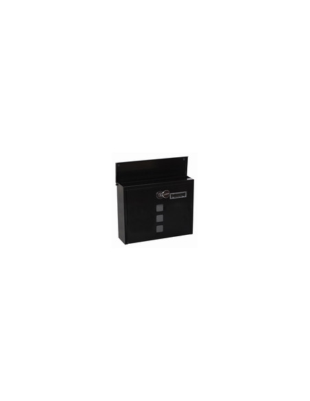 BUZON EXTERIOR ACERO CHANCE NEGRO