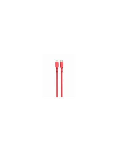 CABLE CONEXION SILICONE USB C / USB C 60W 1 M