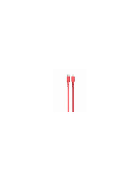 CABLE CONEXION SILICONE USB C / USB C 60W 1 M