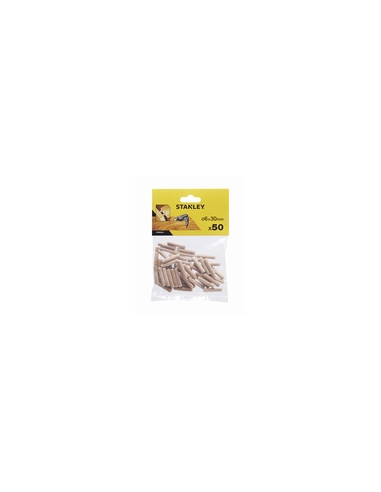 ESPIGAS MADERA B/50 6X30 MM