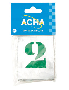 NUMEROS ROTULAR ALUMINIO JGO 50 MM 2