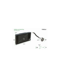 Mirilla digital Arregui MD35JDP pantalla 3,5″ | Artigas 2