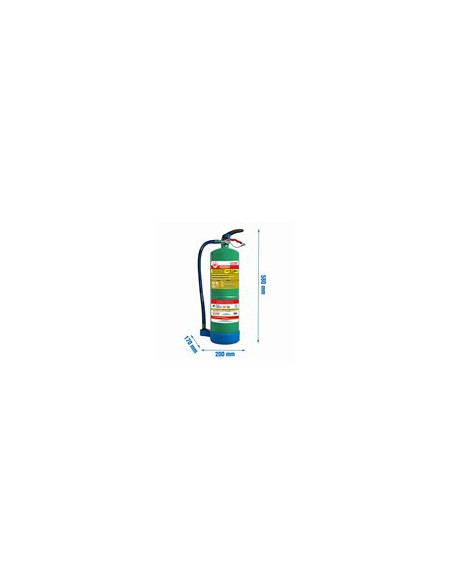 EQUIPO CONTROL INCENDIOS A-B-F-L CON SOPORTE 6 L