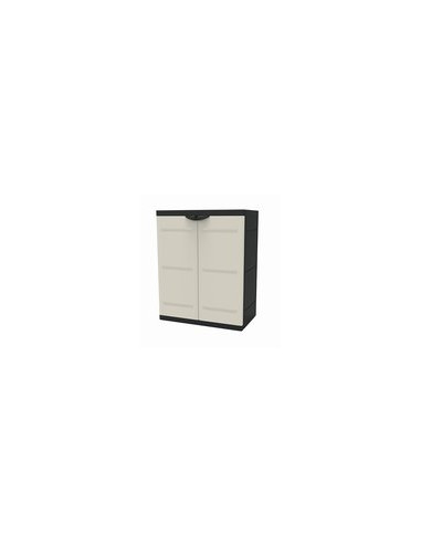 ARMARIO RESINA 2 PUERTAS BAJO NGR 70X44X88