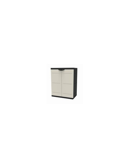 ARMARIO RESINA 2 PUERTAS BAJO NGR 70X44X88
