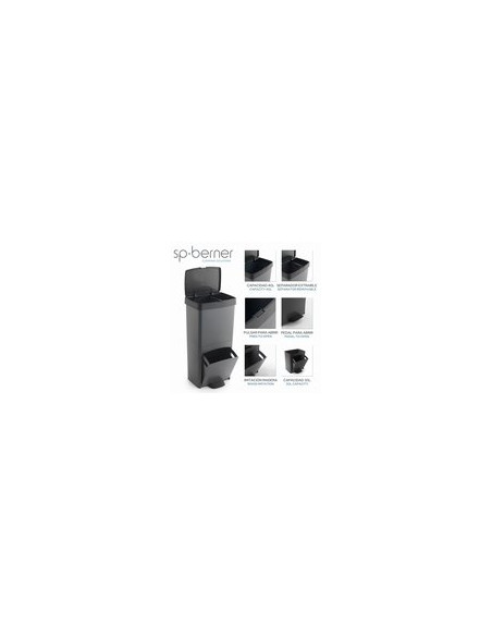 CUBO RECICLAR VERTICAL 2 CONTENE 70 L