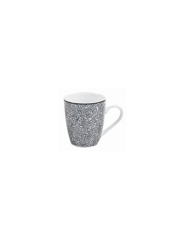 MUG PORCELANA ARMONIA NEGRA