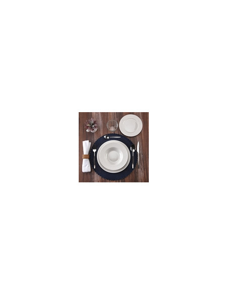 VAJILLA PORCELANA RELIEVE 18 PZ