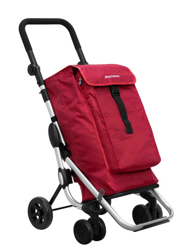 CARRO COMPRA GO UP BASIC RED 39,5L+10L