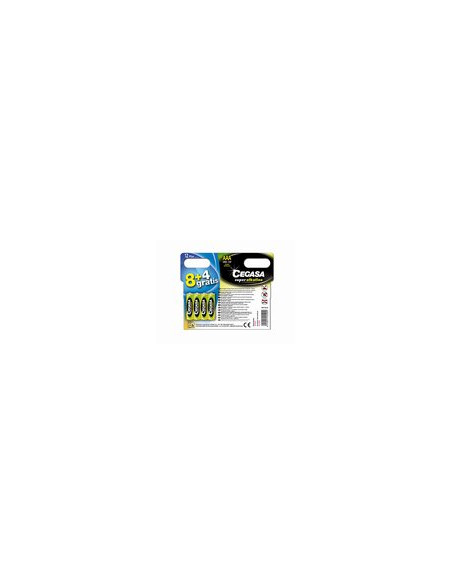 PILA ALCALINA LR03 AAA SET 8+4 1,5 V