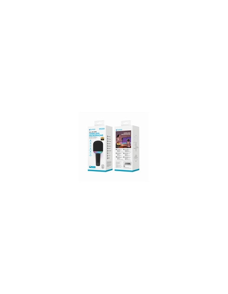 Micrófono Bluetooth RGB UNICO negro