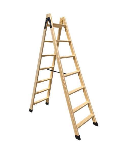 ESCALERA MADERA P PLANO 7PELD 1,93 M