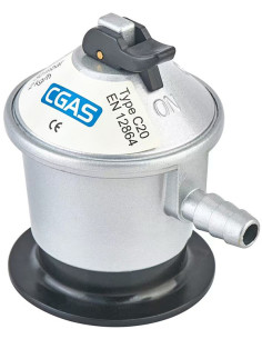 REGULADOR GAS C/ KIT BUTANO 1,5 M. 29 MBAR