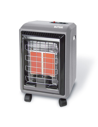 Estufa de gas Butsir Hogar gris 3.000 W | Artigas