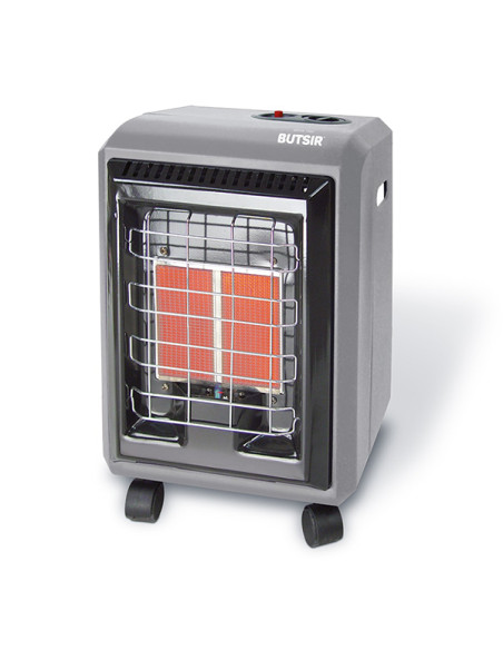 Estufa de gas Butsir Hogar gris 3.000 W | Artigas