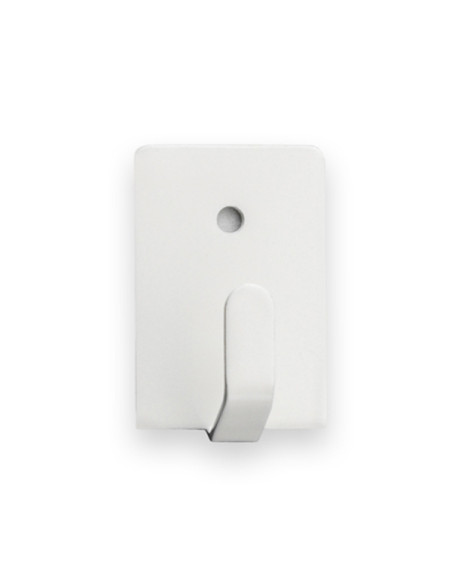 PERCHA ADHESIVA BLANCA BL.4 26X18X12MM