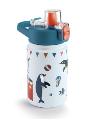BOTELLA TERMO C/BOQUILLA INOX CIRCUS SURTIDO 350 ML