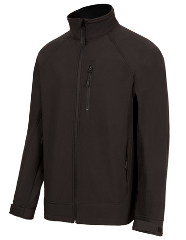 CHAQUETA SOFTSHELL NEGRA XL