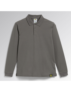 POLO M/LARGA GRIS ATLANTIS ORGANIC XL