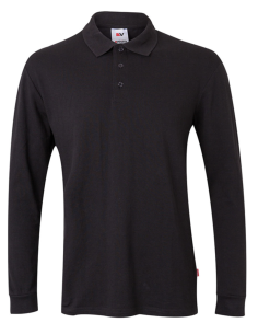 POLO M/LARGA NEGRO XL