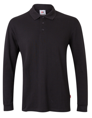 POLO M/LARGA NEGRO XL