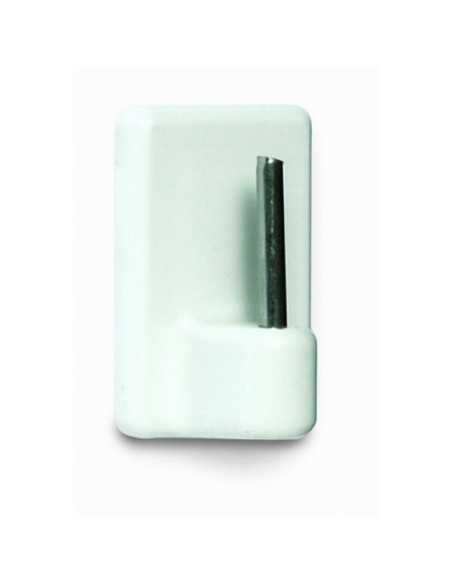 PERCHA ADH.VISILLOS BLANCA L.4