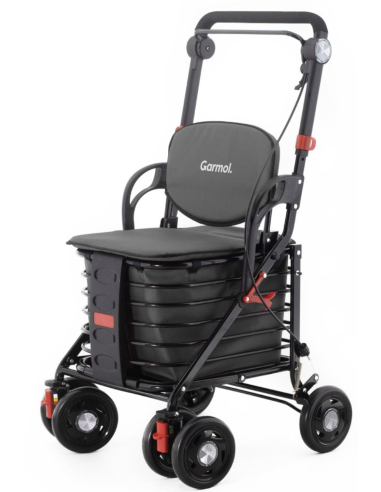 Carro de compra con asiento Garmol Relax 30 L