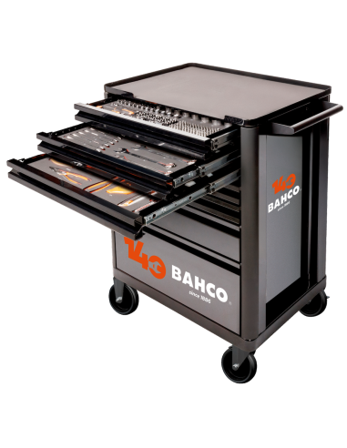 Carro Bahco E72 7 cajones con 216 herramientas