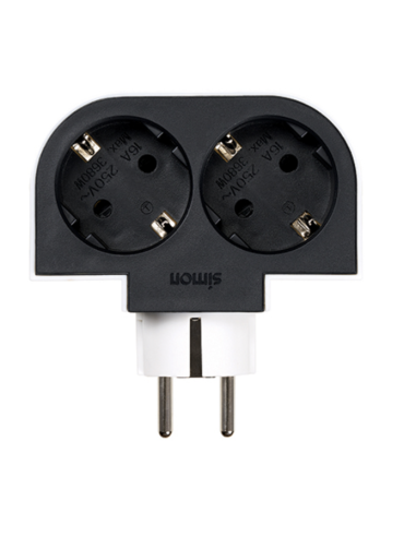 CLAVIJA ADAPTADOR 2T GIRATORIO 180 250 W