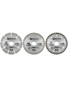 DISCO DIAMANTE SURTIDO JGO 3 115 MM