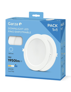 DOWNLIGHT LED PC REDONDO BLANCO LUZ FRIA