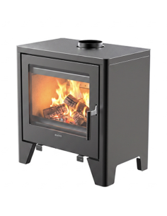 ESTUFA DE LEÑA NIVO 10 KW