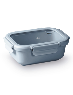 HERMETICO RECTAGULAR CERAMICA GRIS 400 ML