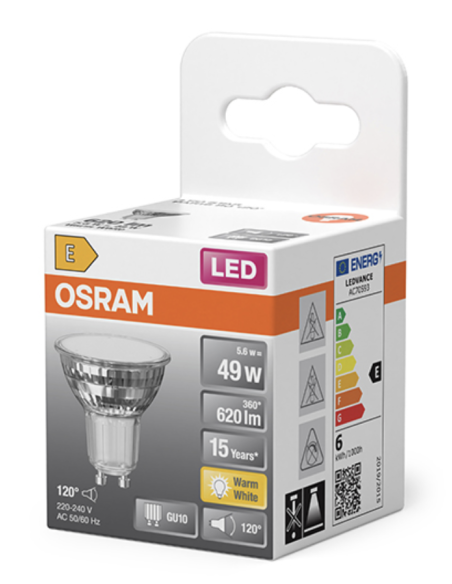 LAMPARA LED DICROICA 620 LM 5,6 W