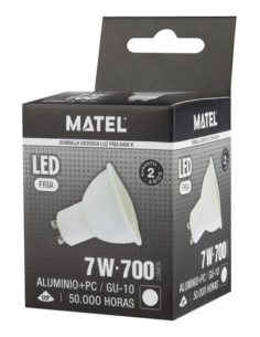 LAMPARA LED DICROICA FRIA 7 W