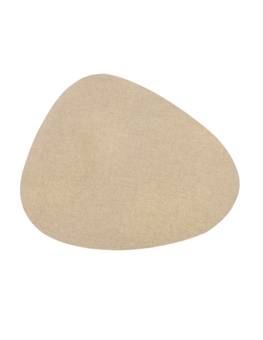 MANTEL INDIVIDUAL OVAL BEIGE 45X36CM