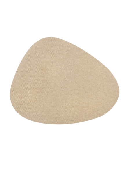 MANTEL INDIVIDUAL OVAL BEIGE 45X36CM